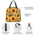 thumbnail image 4 of Honeii Colorful Bohemian Sunflower Print Lunch Bag Women, Lunch Box Lunch Bag for Women Adult Men, Small Leakproof Cute Lunch Tote Large Capacity Reusable, 4 of 8