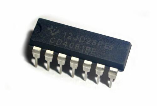Texas Instruments CD4081BE CD4081 CMOS Quad 2-Input AND Gate (Pack of 5)
