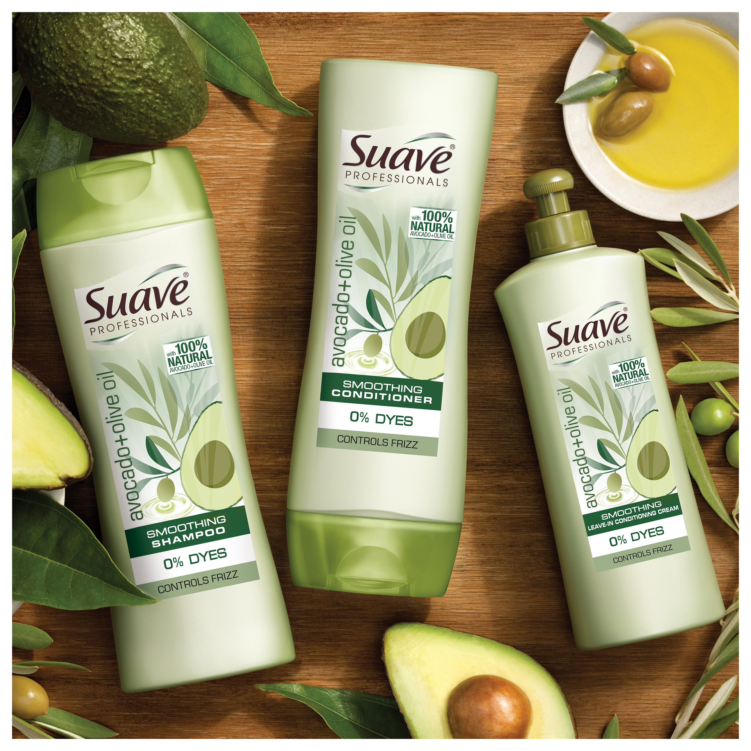Suave Professionals Avocado + Olive Oil Leave-in Conditioner, 10.2 oz - image 3 of 10