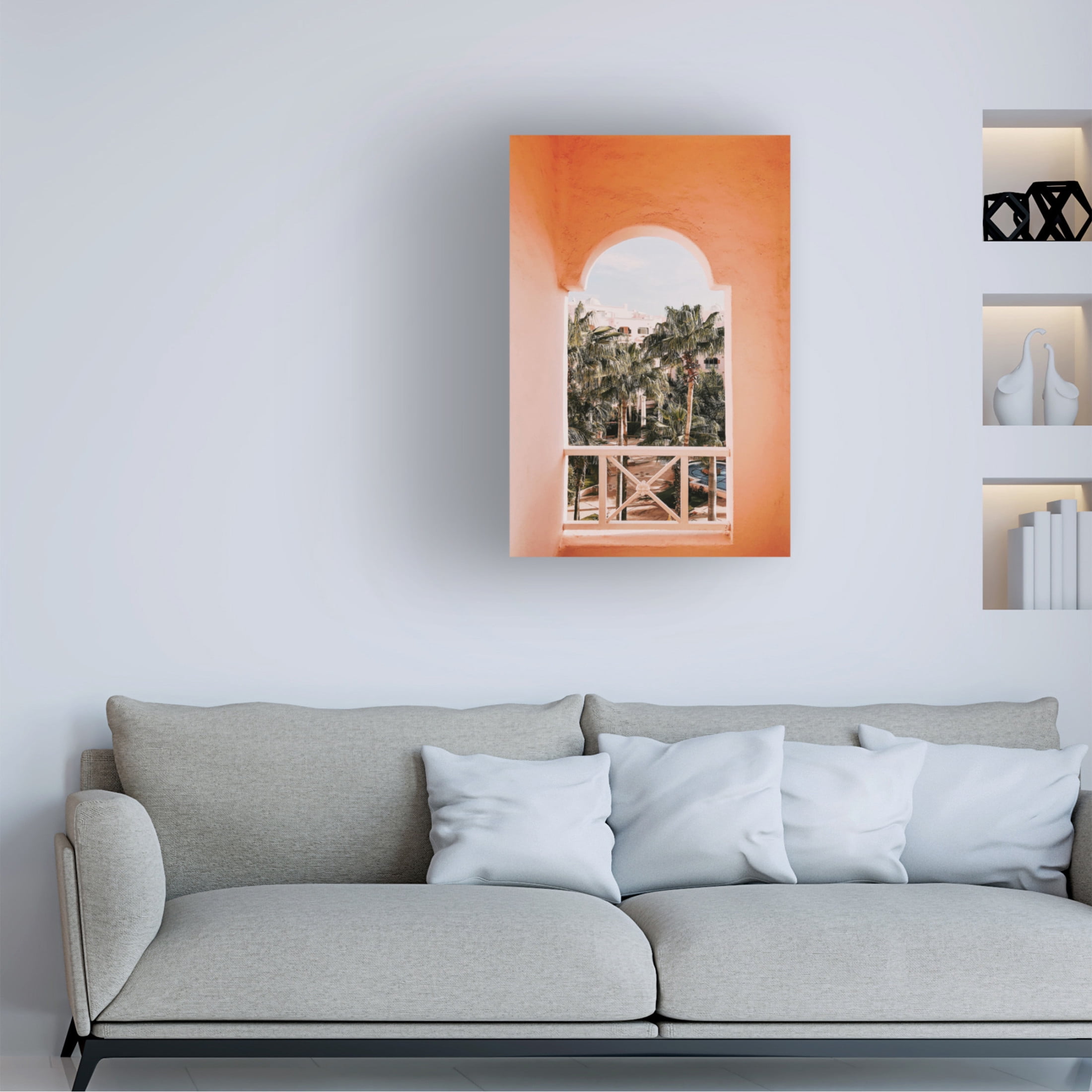Canvas Wall Art - Krista Broadway 'Imlil' Wall Art for Living Room, Bedroom, or Office Décor by Trademark Fine Art - 16 x 24 Inches