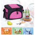 thumbnail image 6 of EARKITY Insulated Lunch Bag, Leakproof Thermal Bento Lunch Box, Portable Lunch Box Small Cooler Bag, Soft Collapsible Reusable Insulated Lunch Tote for Everyday Work Travel Office School, 6 of 7