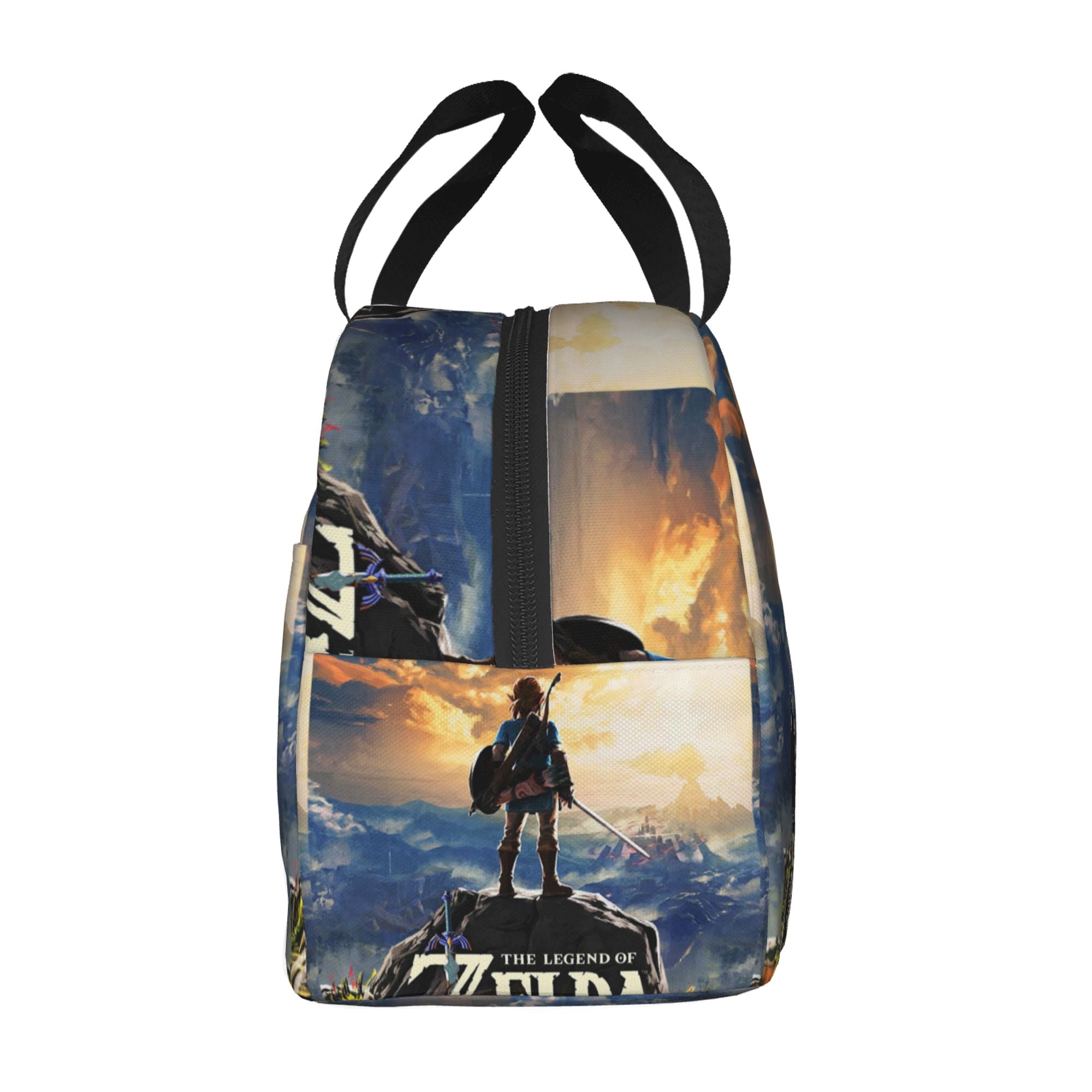 The Legend of Zelda Lunch Bag Tote Bag Insulated Lunch Box Picnic Beach Fishing Work