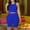Blue, variant on Women Two Piece Athletic Outfit Sets, Ladies Matching Workout Two-Piece Suits, Crew Neck Sleeveless Ribbed Crop Top Outfits, High Waist Tight Biker Short Coordinating Clothing Sets (Pink,S)