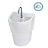 American Standard 9118.111 Icu 20" Wall Mounted Porcelain Bathroom Sink Only - White
