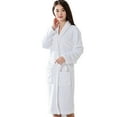 thumbnail image 3 of Shadoumai Womens Winter Bathrobe Thickened Warm Robe Large Size Autumn Winter Couple Pajamas Coral Velvet Ladies Bathrobe Homewear Padded Men Sleepwear, 3 of 9