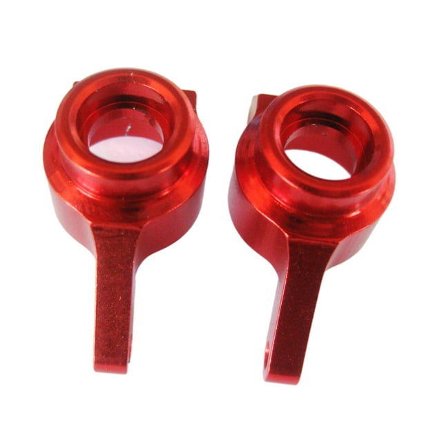 ZheElen 2pcs 1/18 Rear Hub Carrier RC Upgrade Part Aluminum Alloy Wear Resistant Rear Hubs For HIMOTO -18 RC Car Part Red