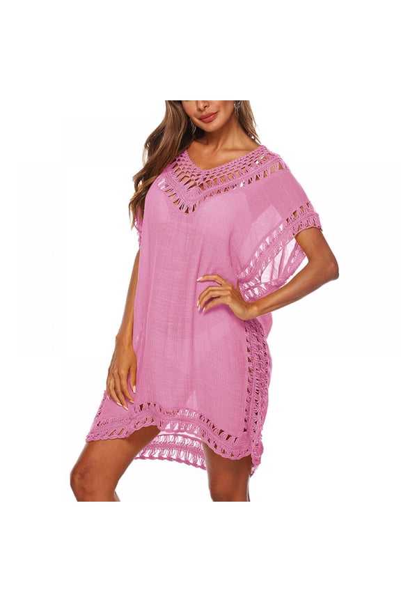 Summer Casual Swimsuit Women Loose Beach Bikini Loose Dress