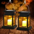 thumbnail image 5 of Solar Lantern Waterproof LED Flickering Flameless Candles Outdoor Garden Hanging Umbrella Lanterns LED Security, 5 of 5