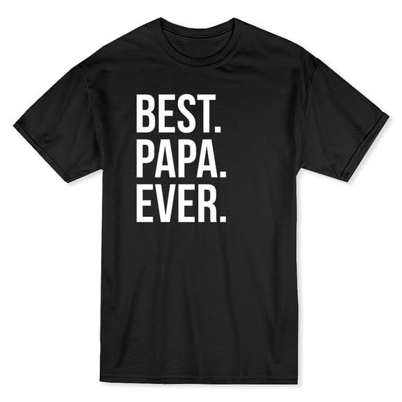 Meilleur Papa Jamais Cool T-shirt Noir de Fête des Pères Hommes