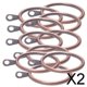 thumbnail image 1 of Anillos de cortina de metal Soledad paquete de 10 45 mm, 1 of 10