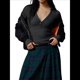 thumbnail image 2 of Camisetas Henley de Larga para Mujer, -Otoño 2025, de Punto Acanalado con Botones, Corte Entallado, Blusas Básicas Informales. Gris Oscuro L, 2 of 8