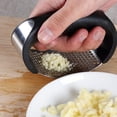 thumbnail image 3 of Kitchen Accessories,Garlic Grater Stainless Steel Garlic Mincer Handheld Tools Built for Precision, 3 of 11