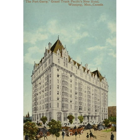 Canadian Pacific Hotel The Fort Garry, Grand Trunk Pacific Railway's New Hotel, Winnipeg, Manitoba, Canada Print Wall Art ()