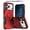 Red, variant on Magnetic Phone Case for iPhone 17 Pro Max, Rugged Full Drop Protection Work Phone Case, Reinforced Corners MagSafe Compatible Heavy Duty Armor Case for Construction & Outdoor Use Orange