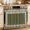 Green, variant on Oven Skirt Curtain for Kitchen 24x32 Inch, Dark Blue Greek Key Oven Curtain with 8 Ribbon Ties & Ruffle Trim, Stove Skirt Curtain Dishwasher for Cabinets Sinks Geometric Greece Ancient Farmhouse Geo