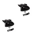 thumbnail image 4 of pitrice Vintage LED Bicycle light Road Waterproof Cycling Front Light Battery Operated Lamp Riders Gift Equipment Biking 200LM Black with Visor 2Set, 4 of 6