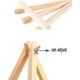 thumbnail image 2 of 9.4' Tall Natural Pine Wood Tripod Easel Stand for Canvas, Painting, Kids Crafts(12pack), 2 of 5