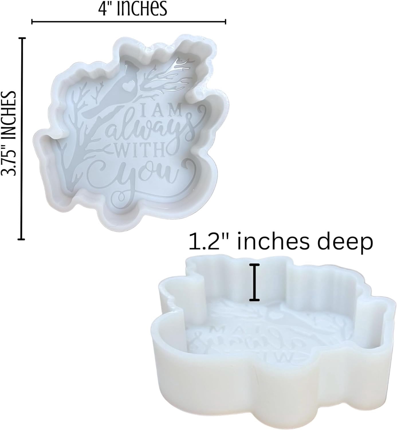 Christian Jesus Religious Car Freshie Silicone Molds  Bulk 4 pk Car Freshener Scented Aroma Bead Oven Safe 450 F He is Risen, Cross, Blessed, I Am Always with You Cardinal
