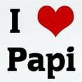 thumbnail image 2 of CafePress - I Love Papi Infant Bodysuit - Baby Light Bodysuit, Size Newborn - 24 Months, 2 of 4