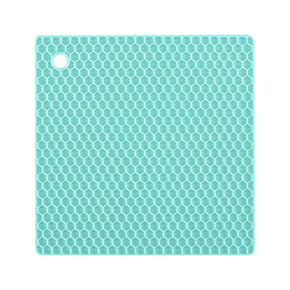 THLKIF Silicone Trivets for Hot Pots and Pans, Multipurpose Non Slip Heat Resistant Pot Holder, Heat Resistant Pot Holders Silicone Mats for Kitchen Countertops/Table (7.5x7.5 Inch)