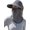 Dark Gray, variant on 3-in-1 Wide Brim Sun Hat Visor for Women, Detachable Face & Neck Shield, UPF 50+ Cooling Fabric, Ponytail Friendly, Dark Grey
