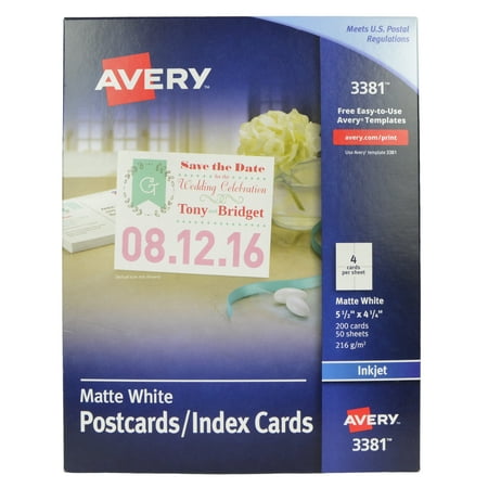 Avery 3381 Postcards Index Cards Templates avery 3381 postcard index card stock 8 5x11 quot 200 blank Avery 3381 Postcards Index Cards Templates avery 3381 postcard index card stock 8 5x11 quot 200 blank