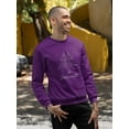 thumbnail image 2 of Modern Y2k Techno Style Sweatshirt Men -Image by Shutterstock, Male 5X-Large, 2 of 4