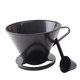 thumbnail image 1 of Juego de utensilios para café, marco cónico, filtro de goteo en forma de abanico, taza de filtro de café hecha a mano de plástico (juego de 2), 1 of 5