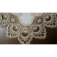 thumbnail image 2 of Doily Boutique Placemat or Doily Gold European Lace and Antique White Fabric, Size 27 x 13 inches, 2 of 3