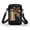 Cat Floral Pattern, variant on HELLHERO Crossbody Sling Bag for Men, Women Outdoor TravelPiano and Guitar Patterns Crossbody Small Bags Double Zipper