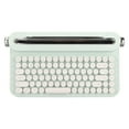 thumbnail image 4 of Clavier pour Machine à Écrire Sans Fil, Clavier BT Vintage 86 Touches avec Support Intégré, Clavier Rétro Esthétique Sans Fil avec Mignons Touches Rondes pour Appareils Multiples, 4 of 7