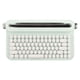 thumbnail image 1 of Teclado Bluetooth vintage de 86 teclas, teclado inalámbrico portátil con soporte integrado para Windows, Android e iOS, color verde menta, 1 of 15