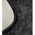 thumbnail image 4 of Mainstays Solid Black Fluffy Shag Faux Fur Area Rug, 36 in x 56 in, 4 of 7