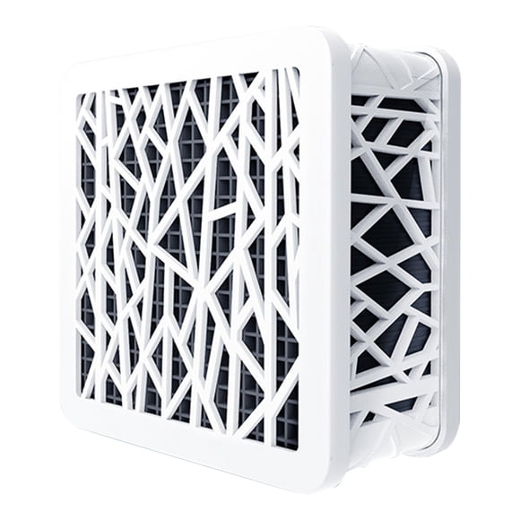 Acuario de Carbón Activado Mtvxesu, Material Filtrante para Pecera, Accesorios para Caja de Material Filtrante, Juego Completo de Anillo para Pecera, Piedra Volcánica, Carbón Activado, Integrado