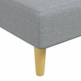 thumbnail image 5 of vidaXL Chaise Longue Light Grey Fabric, 5 of 5