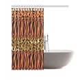 thumbnail image 2 of MKHERT Leopard Grain Shower Curtain Waterproof Bath Curtain Decor 66x72 inch, 2 of 2