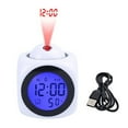 thumbnail image 2 of New Multifunctional Projection Alarm Clock Led Alarm Clock Voice Alarm Clock, 2 of 6