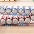 thumbnail image 3 of Soporte para latas para frigorífico y armario de cocina, soporte para latas, cajas de almacenamiento para latas de bebidas, dispensador de latas de plástico apilable, latas de bebidas, juego, 3 of 6