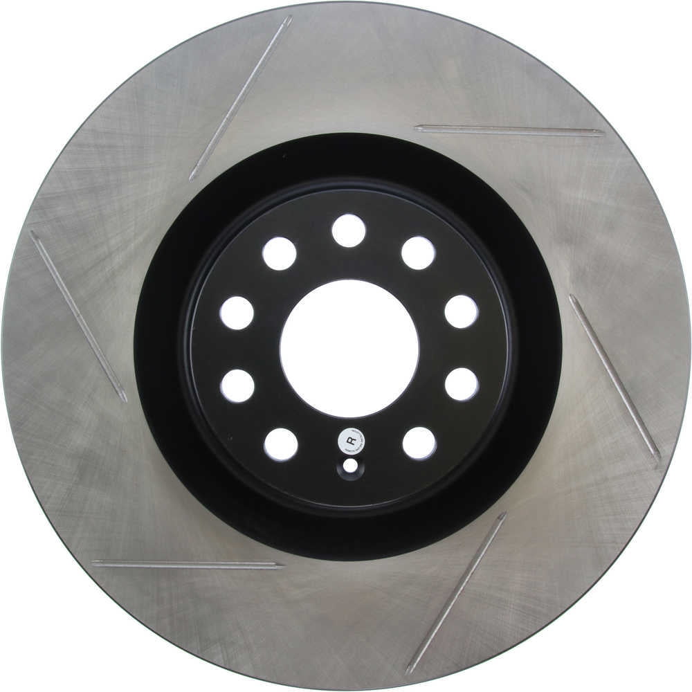 StopTech Power Slot 09 VW CC (Passat CC) / 06-09 Passat Front Right Slotted Rotor Fits select: 2008 VOLKSWAGEN R32, 2006-2008 VOLKSWAGEN PASSAT