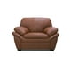 thumbnail image 1 of Sillón Individual de Piel Genuina ConfortoPiel  Genova Terracota, 1 of 2