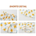 thumbnail image 4 of WIBACKER Little Girls Pajamas Ruffles Sleeve 100% Cotton Toddler Pjs Floral Sleepwear Summer 2 Pieces Pajama Sets 2-7T, 4 of 8