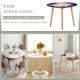 thumbnail image 3 of Cenicienta: Princesa-theme Fitted Round Tablecloths Elastic Edged Table Covers Waterproof Table Cloth for Kitchen Holiday Party Tables Decor 120cm, 3 of 6