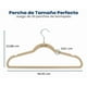 thumbnail image 2 of Ganchos de Terciopelo Premium Serenelife, Ahorradores de Espacio, Resistentes, con Gancho Metálico Giratorio de 360°, para Trajes, Pantalones y Vestidos, Marfil, Pack 20, 2 of 7