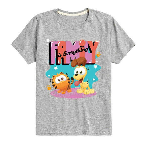 Garfield - Family Is Everything - Toddler & Youth Short Sleeve Graphic T-Shirt