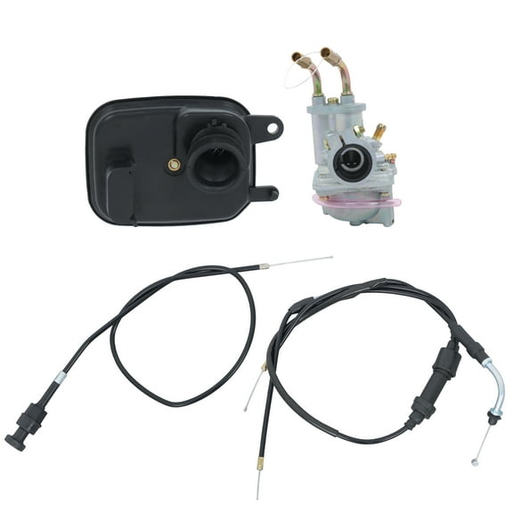 SEBLAFF Carburetor with Throttle Choke Cable Replacement for Yamaha Y Zinger 50 Peewee PW50 Carb