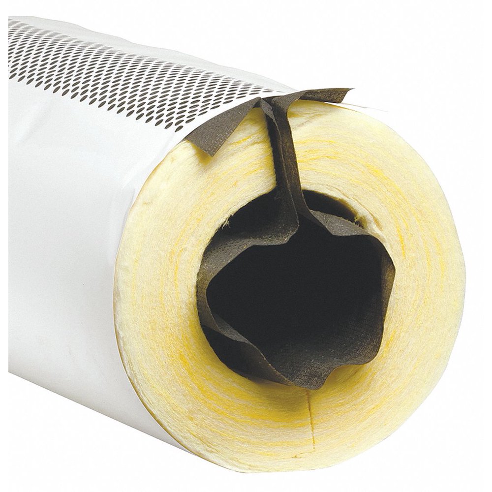 Owens Corning Pipe Insulation,ID 5/8",Wall Thick 1/2" HAWA 722581