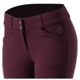 thumbnail image 3 of Equinavia Astrid Womens Silicone Knee Patch Breeches | Mid Rise Riding Pants with Phone Pockets, 3 of 9