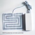 thumbnail image 3 of MesaSe 1pc Graphene USB Heater Pad  5.91x7.09inch  Low Voltage 5V (8W) Electric Heating Element  Multipurpose Heat Pack  with 59.06inch USB Cable  for Waist  Thermal Box  Mouse Pad  Foot, 3 of 6