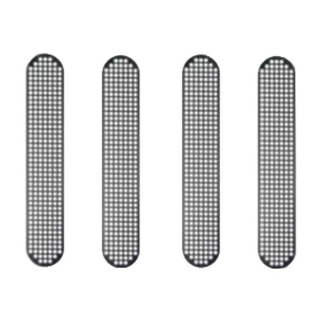 Nubia Red Magic 10 Pro Plus Dustproof Net Stickers - Metal, Black/Silver, 4pcs