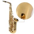 thumbnail image 3 of Saxofón Saxofón alto Eb Latón lacado en oro E Sax plano 802 Tipo de llave Instrumento de viento de madera con cepillo de limpieza Guantes de tela Correa Funda acolchada TOMSHOO Saxofón, 3 of 6